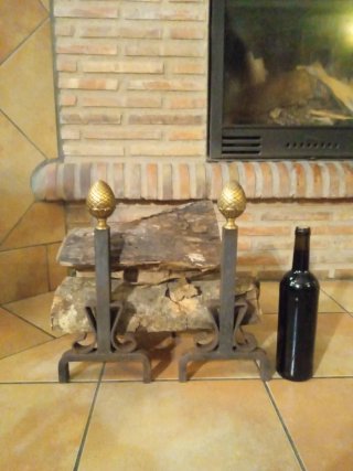Morillos de chimenea antiguos