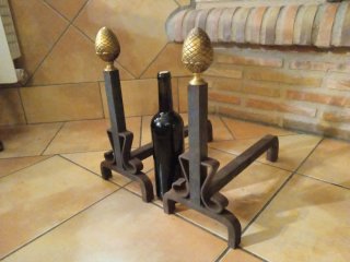 Morillos de chimenea antiguos