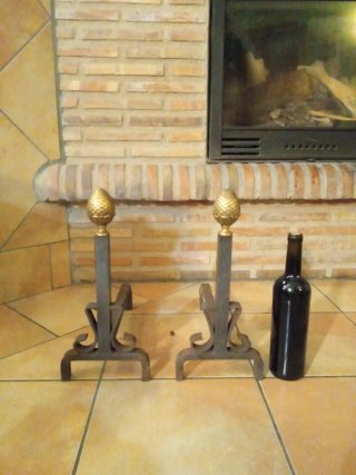 Morillos de chimenea antiguos