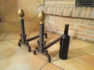 Morillos de chimenea antiguos