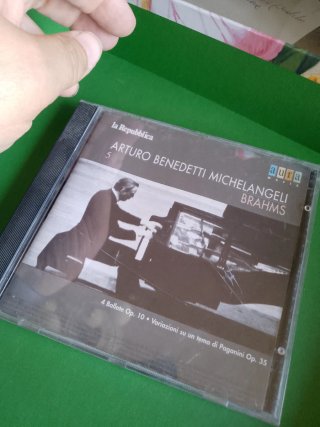 CD Arturo Benedetti Michelangeli Brahms