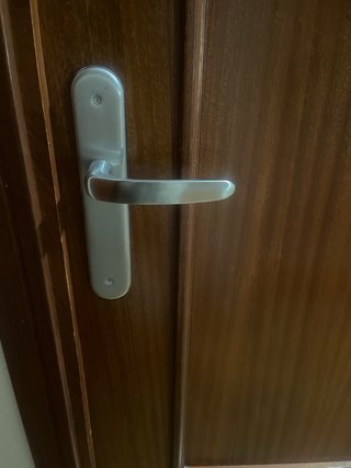 8 Puertas interior, madera SAPELI,manecilla ACERO