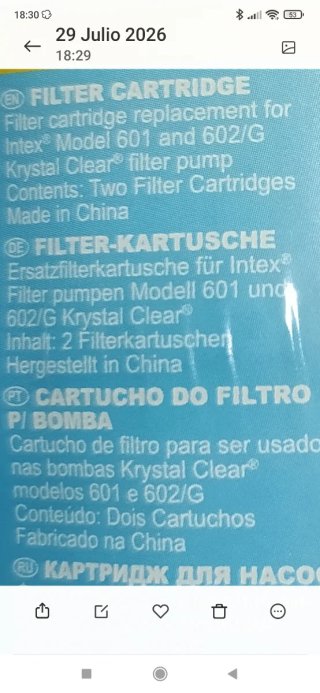 Accesorios Piscina Intex: Filtros y Cubierta