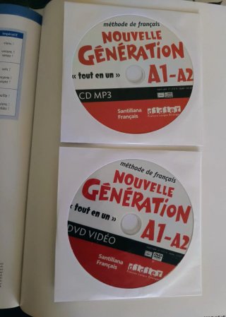 NOUVELLE GENERATION A1/A2 LIVRE/EXERCICES+CD+DVD