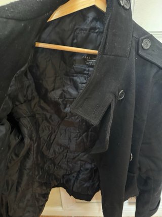 Abrigo Zara Negro