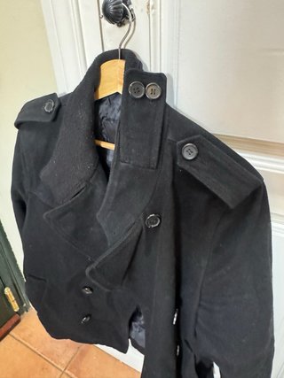 Abrigo Zara Negro