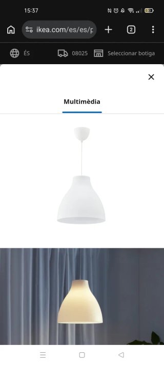 Lámpara de techo Ikea