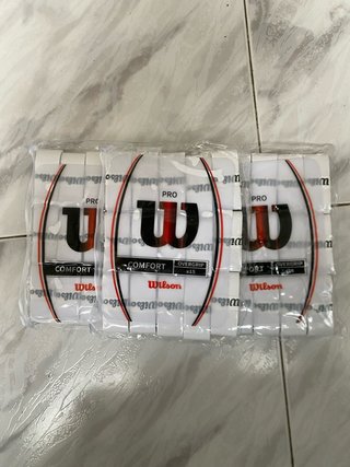 45 Wilson Pro Overgrip blancos tenis padel nuevos