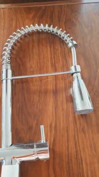 Grifo de cocina extensible cromado