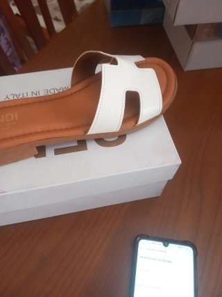 Pantofole Fendi Donna Bianche