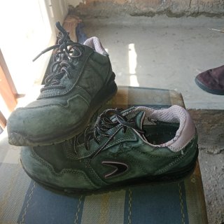 Zapatos de Seguridad Mujer Cofra Gris/Verde