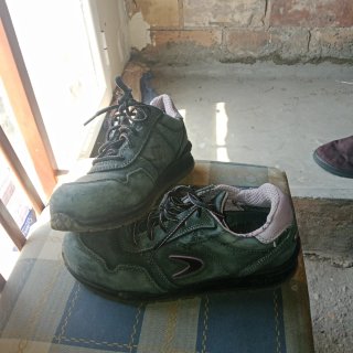 Zapatos de Seguridad Mujer Cofra Gris/Verde
