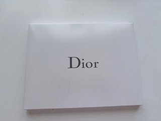 Neceser / Clutch Dior Blanco y Dorado Original