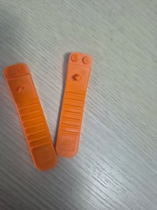 Pack 2 separadores LEGO naranjas