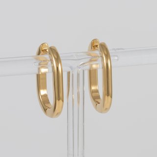 Pendientes Tous de aro con baño de oro 18k Basics