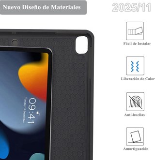 Funda/Teclado iPad 9/8/7 10,2" Air 3/Pro 10,5"