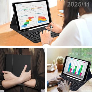Funda/Teclado iPad 9/8/7 10,2" Air 3/Pro 10,5"