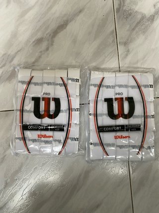 30 Wilson Pro Overgrip blancas lisas padel tenis