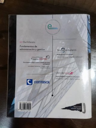 Libro 2° Bachillerato Fundamentos de Administració
