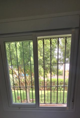 Rejas de ventana de hierro forjado