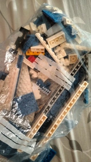 Lote piezas construcción compatible Lego ~1kg