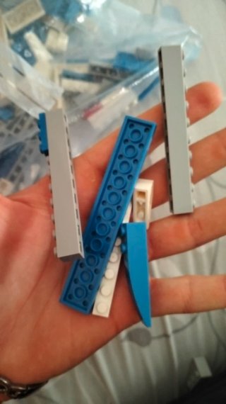 Lote piezas construcción compatible Lego ~1kg