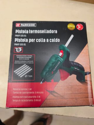 Pistola de silicona caliente Parkside PNKP 105 B1