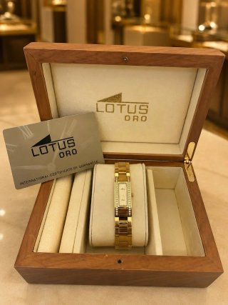 Reloj Lotus de oro 18kl BIL-Relojlotusama
