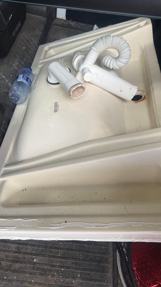 Lavabo cerámica blanco para mueble Ikea