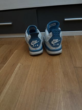 Zapatillas Jordan Retro 4 Azul y Blanco