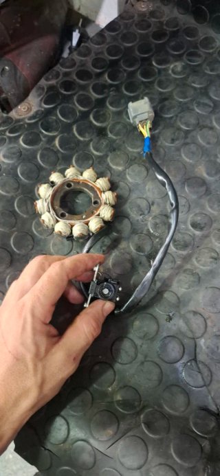 Instalación CDI Stator Kawasaki KXF 450