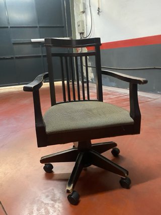 Escritorio marrón wengé - Regalo silla