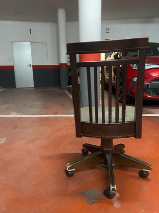 Escritorio marrón wengé - Regalo silla