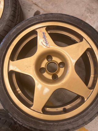 Llantas Speedline 17 4x100 Doradas
