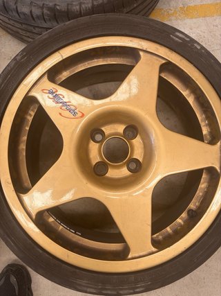 Llantas Speedline 17 4x100 Doradas