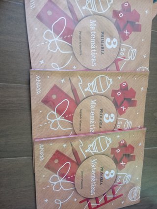 Libros 3°Primaria Matemáticas. Ed Anaya