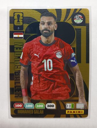 Salah Card n. 3 Golden Baller Mondiale WC 2026