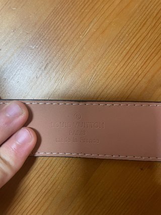 Cintura Louis Vuitton Marrone