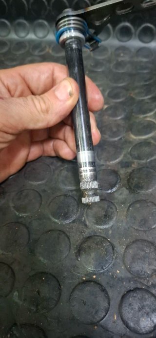 Eje selector cambio Kawasaki KXF 450 24