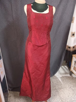 Conjunto de fiesta rojo