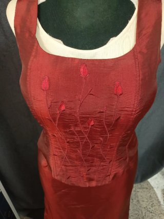 Conjunto de fiesta rojo