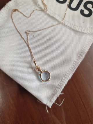 Collar Oro de 14KT Topacio y Perla Cultivada Ivett