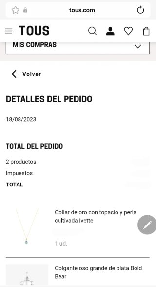 Collar Oro de 14KT Topacio y Perla Cultivada Ivett