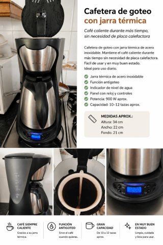 Cafetera Carrefour Home con Jarra Térmica