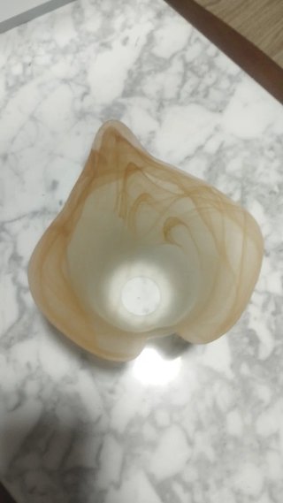 Lote de 3 Tulipas de cristal flor