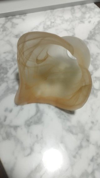 Lote de 3 Tulipas de cristal flor