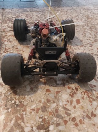 Coche RC Panda gasolina vintage