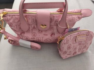 Bolso Princesas Disney con Monedero Rosa