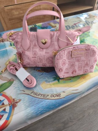 Bolso Princesas Disney con Monedero Rosa