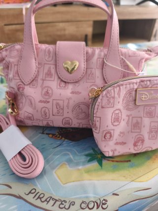 Bolso Princesas Disney con Monedero Rosa